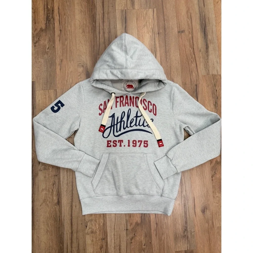 San Francisco Athletics‎ Kids Hoodie Gray California Citywear Est 1975 Youth S